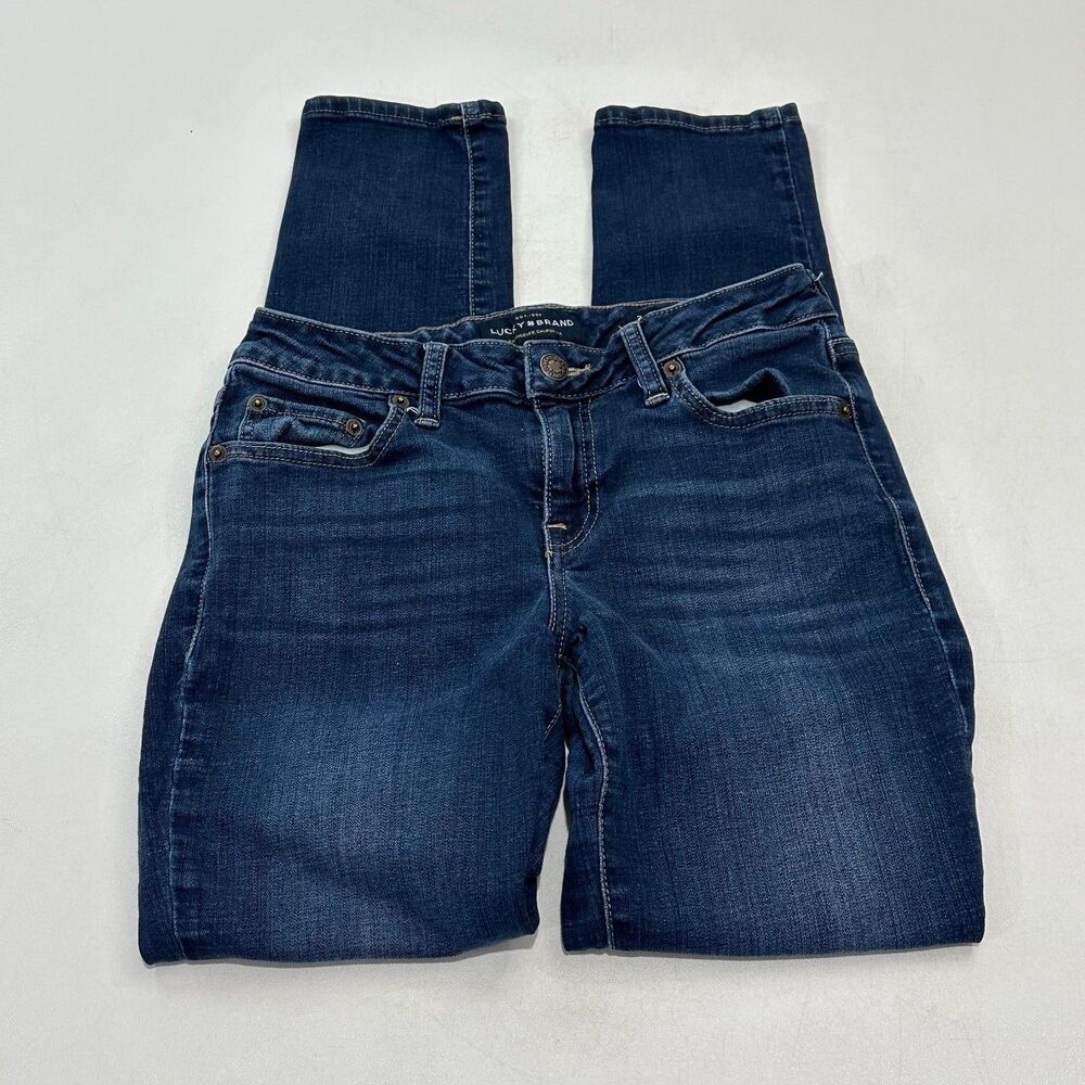 Lucky Brand Women's Jeans Dark Indigo Lolita Skinny Stretch Denim, Size 2/26